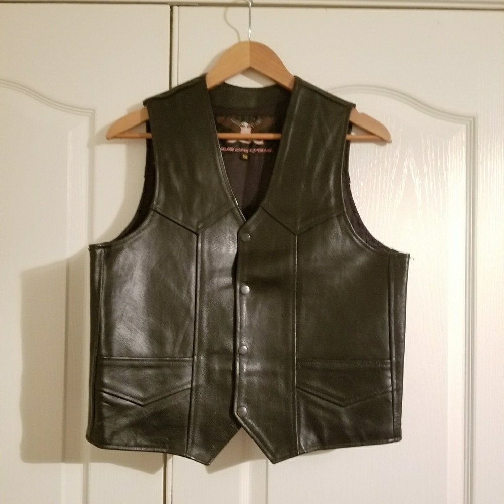 🔥SOLD🔥Vintage Vanguard Leather of America Vest